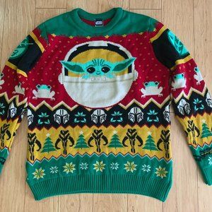 Christmas Sweater! Star Wars Baby Yoda in Nordic theme
